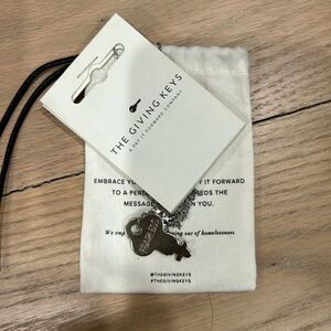 The Giving Keys “Fearless” necklace